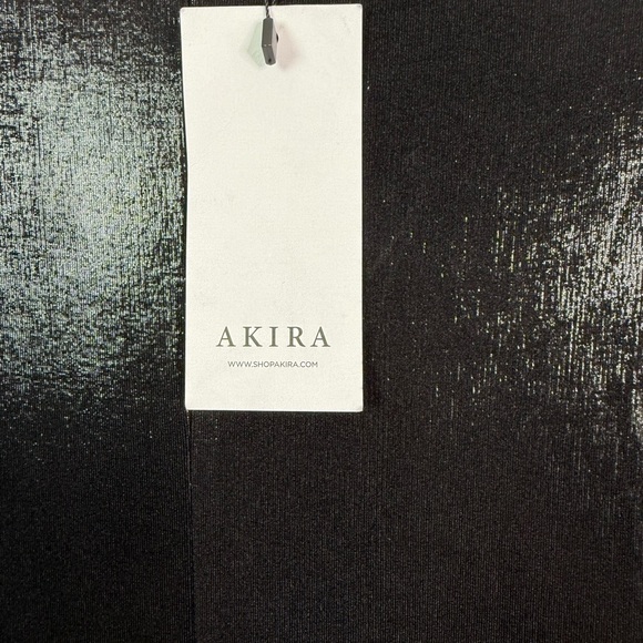 Akira Just A Feeling Slinky Black Jumpsuit Snake Ring Strapless NEW NWT Lg - Picture 7 of 9